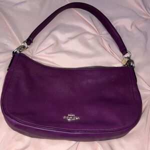 Coach Purple small Leather Women's Bag